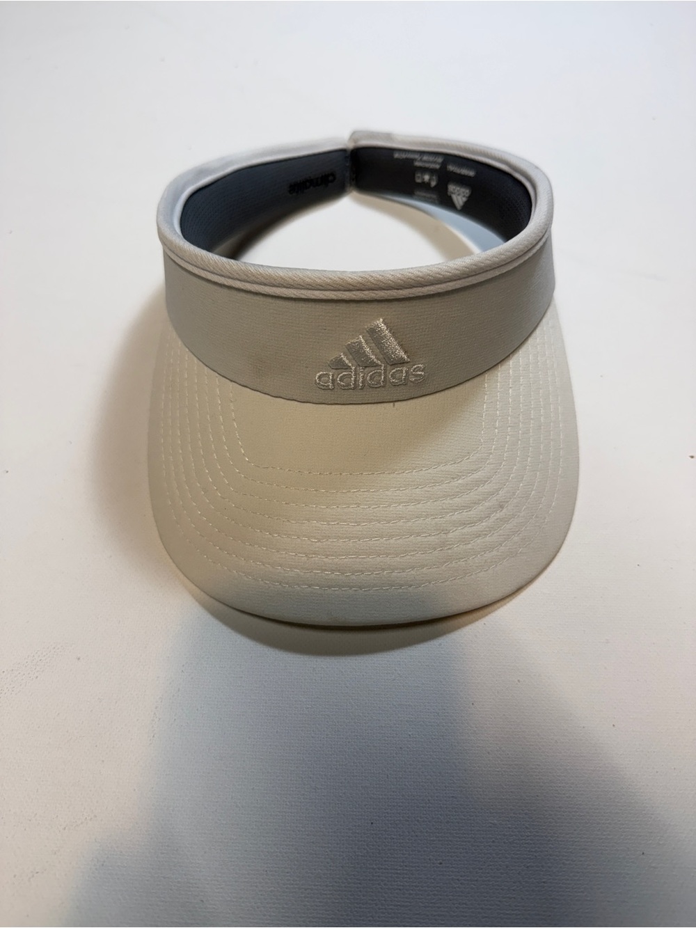 adidas Men’s White  Performance Visor